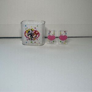 Powerpuff Girls Clear hearts charger cover and cable protector